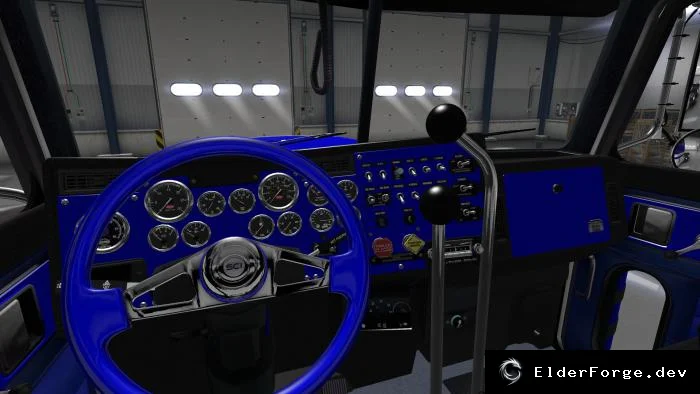Обложка мода: Настраиваемые переключатели передач с делителем v1.2 для Peterbilt 389 (мод для ETS2)