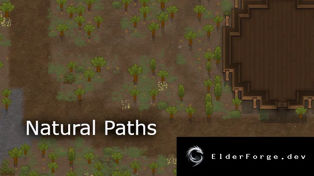 Natural Paths – естественные тропы для ускоренного перемещения в RimWorld