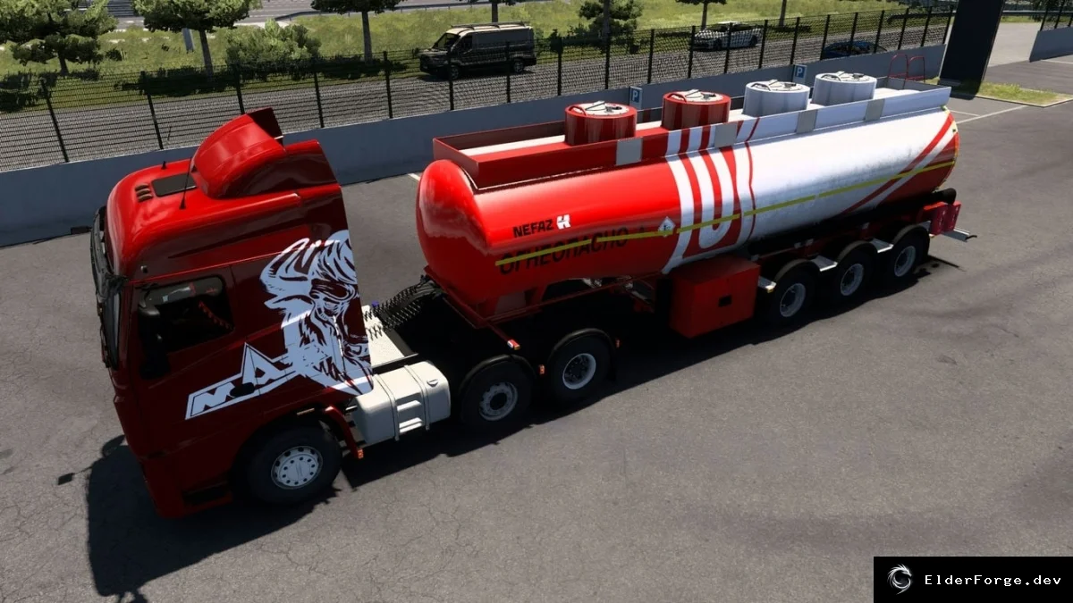 Обложка мода: NEFAZ 93341 и 96895 – Прицепы в собственность для Euro Truck Simulator 2
