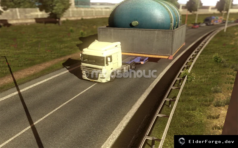 Обложка мода: Негабаритные прицепы для Euro Truck Simulator 2 – экстремальная доставка