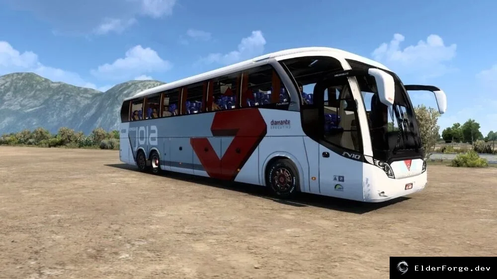 Обложка мода: Neobus New Road N10 380 – автобус для Euro Truck Simulator 2 (ETS2)