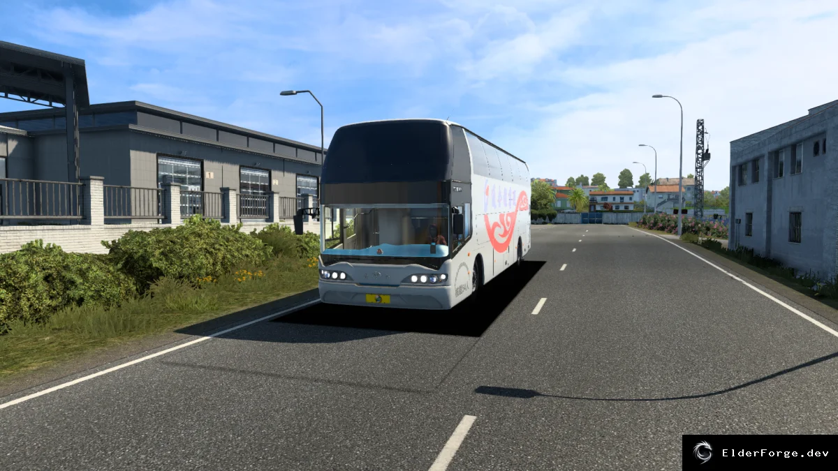 Обложка мода: Neoplan Youth JNP6120FS – автобус для Euro Truck Simulator 2 (версии 1.41)
