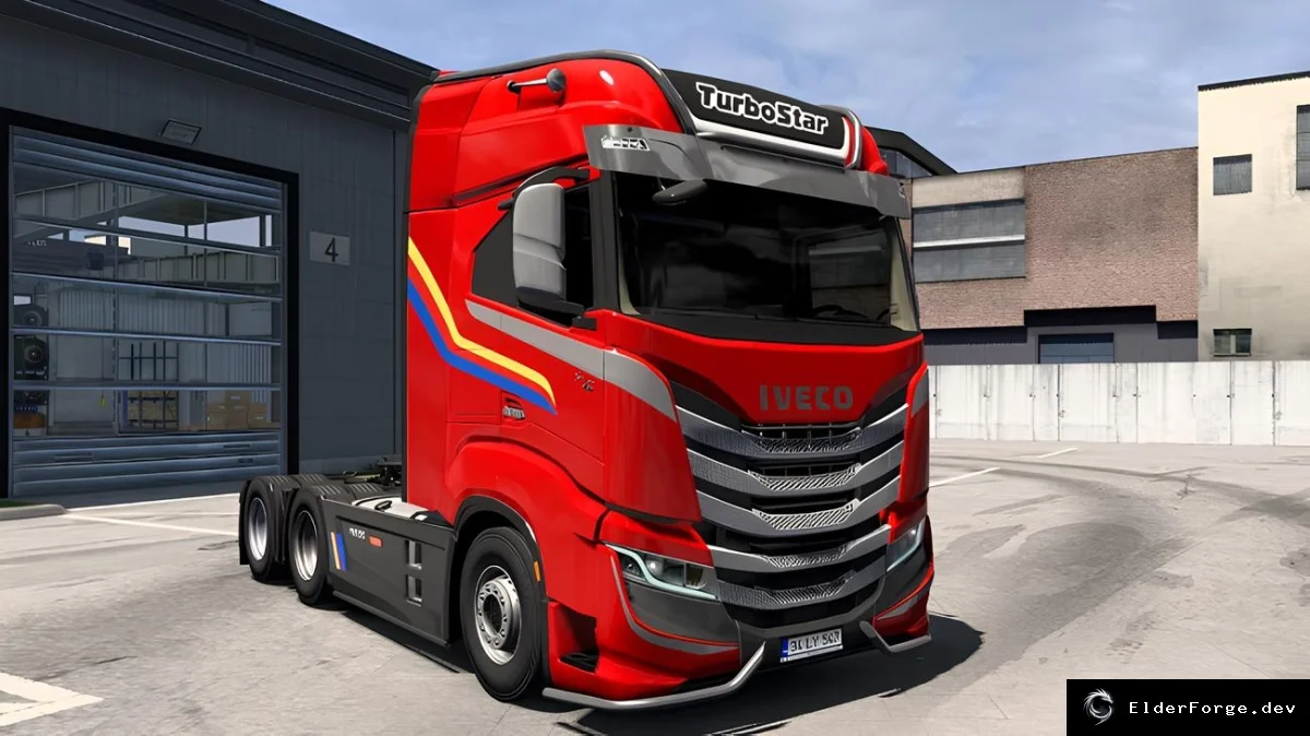 Обложка мода: New Iveco S‑Way – полный набор грузовика для Euro Truck Simulator 2