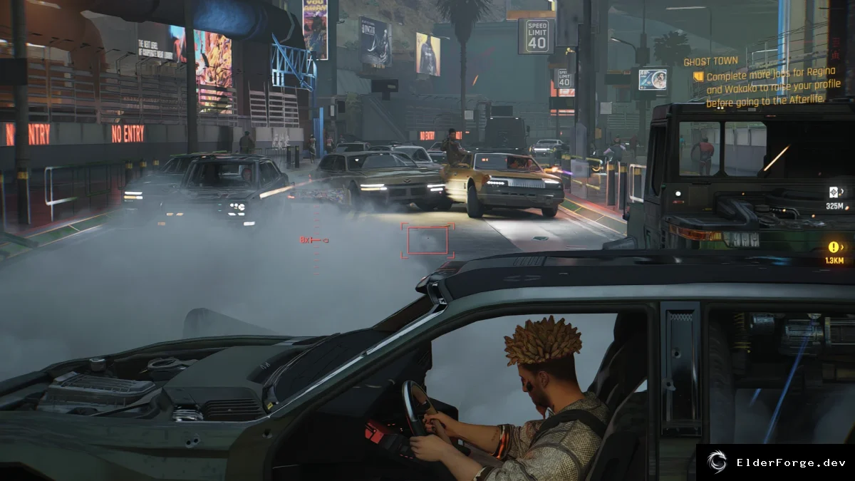 Обложка мода: Night City Traffic Overhaul – полная настройка трафика в Cyberpunk 2077