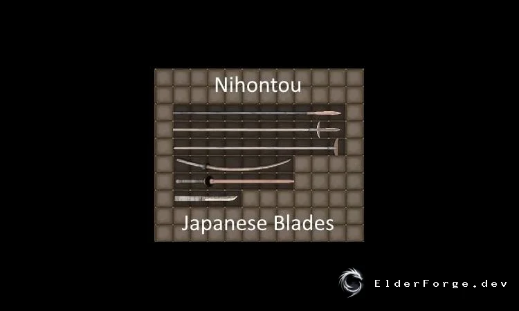 Обложка мода: Nihontou – Японские клинки для Kenshi: новые виды оружия