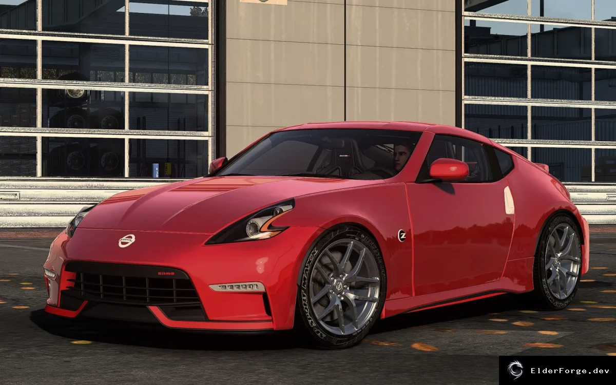 Обложка мода: Nissan 370Z Nismo – новый автомобиль для Euro Truck Simulator 2 (ETS2)