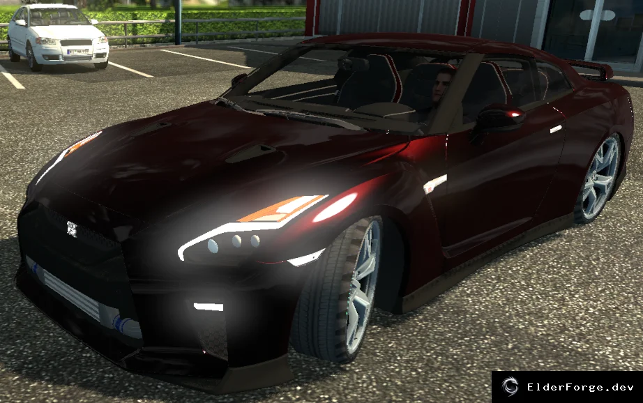 Обложка мода: Nissan GTR R35 (Nismo) с уникальной физикой для Euro Truck Simulator 2