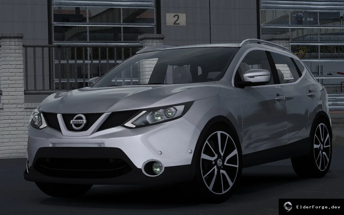Обложка мода: Nissan Qashqai J11 2016 для Euro Truck Simulator 2 – новый автомобиль