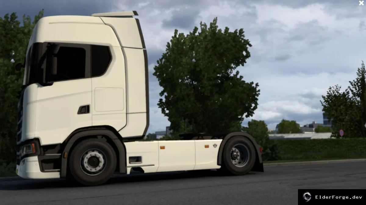 Обложка мода: Низкая подвеска Scania для всех моделей в Euro Truck Simulator 2 (ETS2)