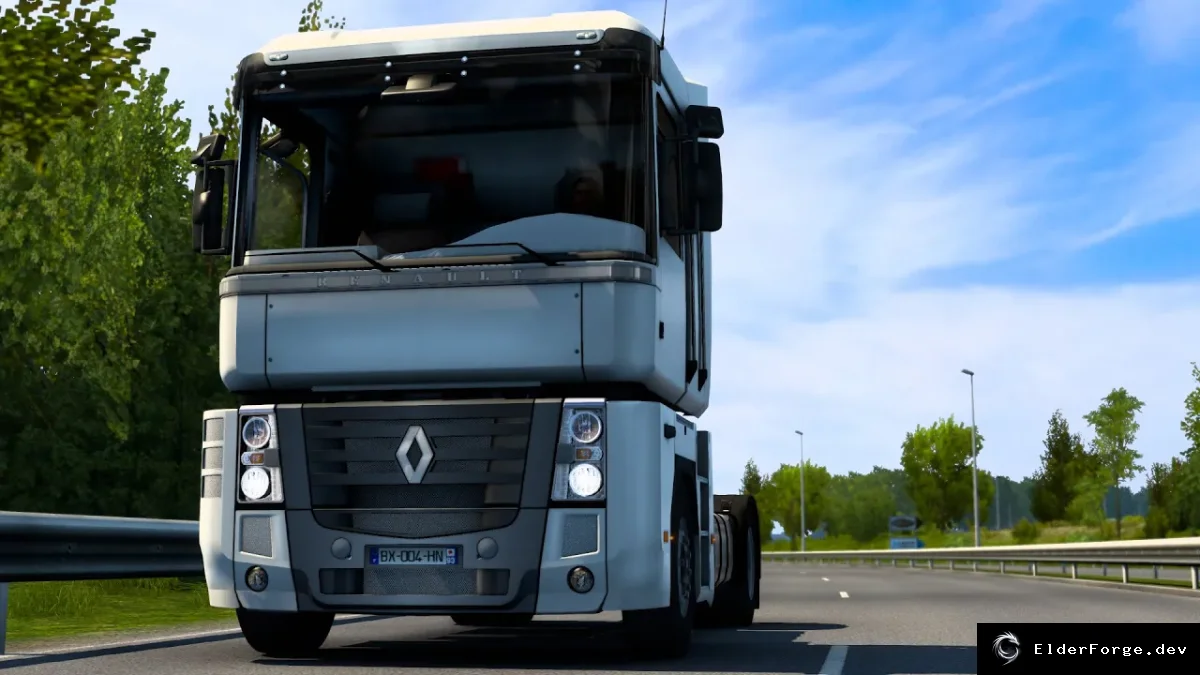Обложка мода: Низкое шасси Renault Magnum для Euro Truck Simulator 2 – совместимо с версией 1.47
