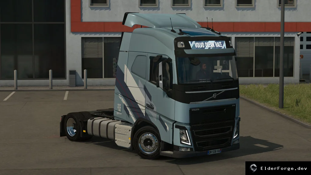 Обложка мода: Низкое шасси Volvo FH16 2012 Reworked для Euro Truck Simulator 2 – v1.5