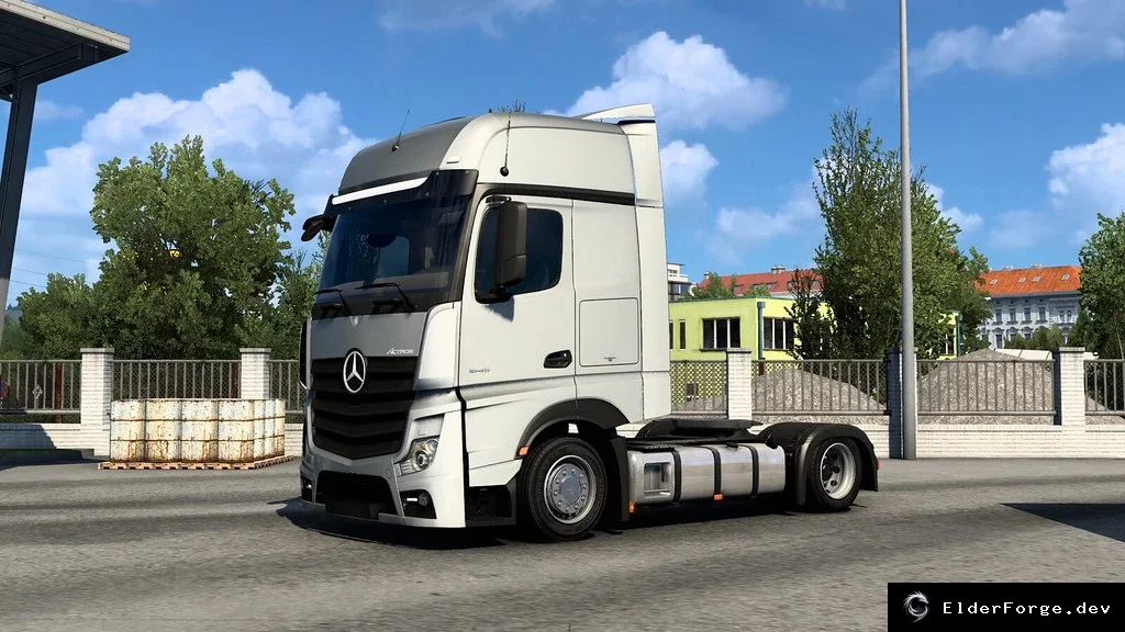 Обложка мода: Низкорасположенные шасси для SCS Trucks в Euro Truck Simulator 2
