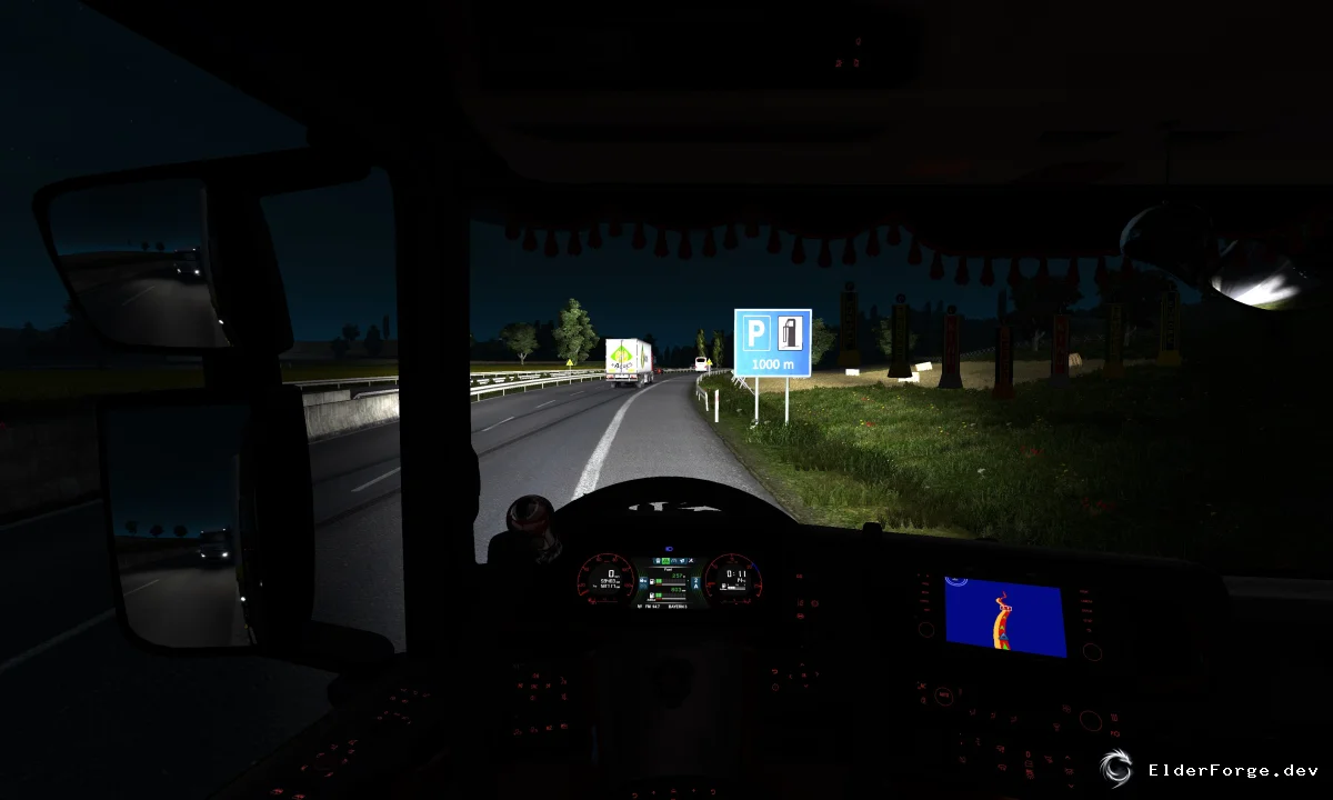 Обложка мода: No Bloom для ETS2 1.30 – отключение свечения в Euro Truck Simulator 2