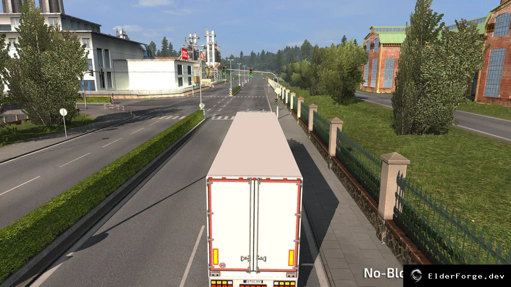 Обложка мода: No‑Bloom для Realistic Graphics Mod – чистый свет в Euro Truck Simulator 2