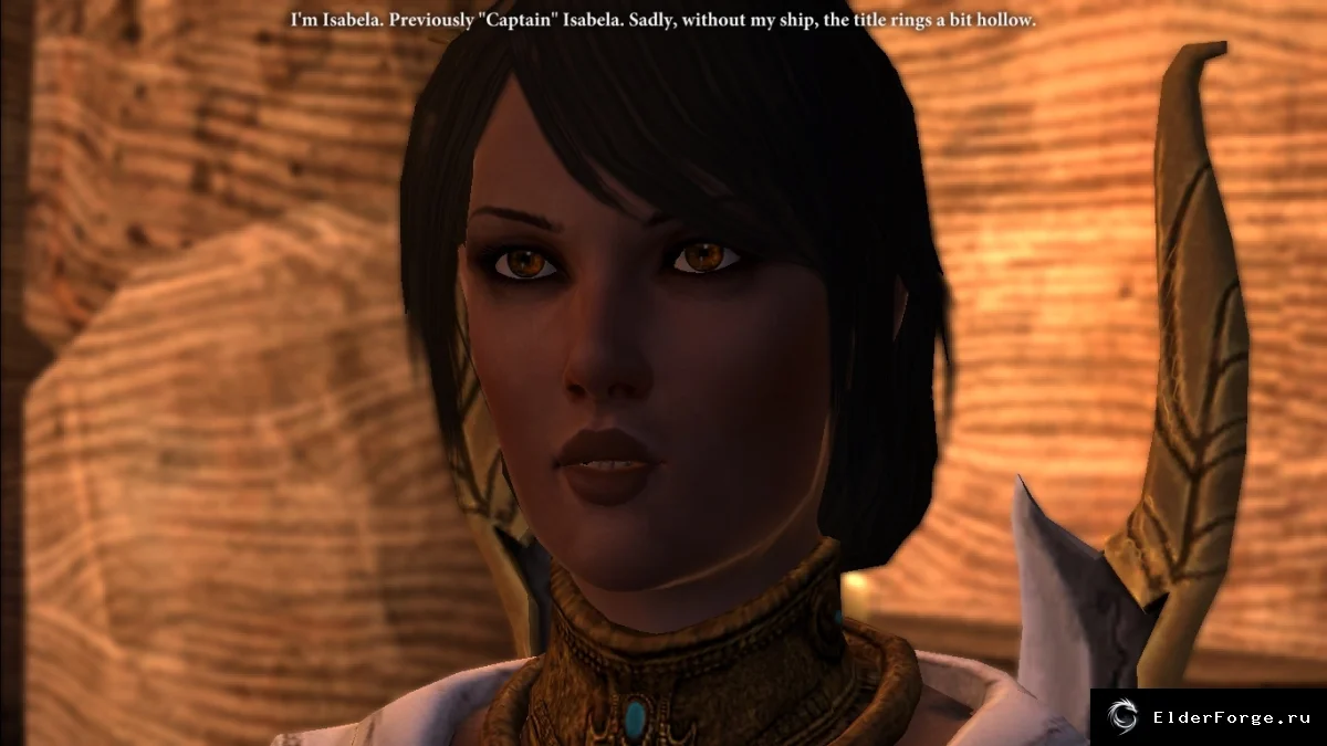 Обложка мода: Новая прическа и лицо для Изабеллы в Dragon Age 2