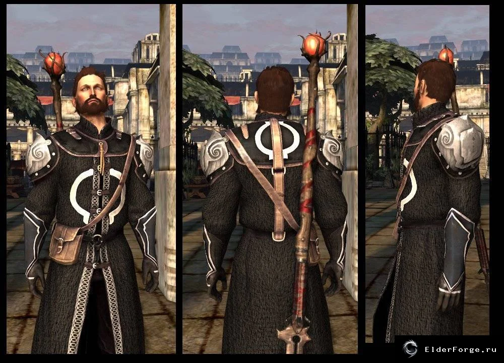 Обложка мода: Новая роба Малькольма для Dragon Age 2 – стильный наряд персонажа