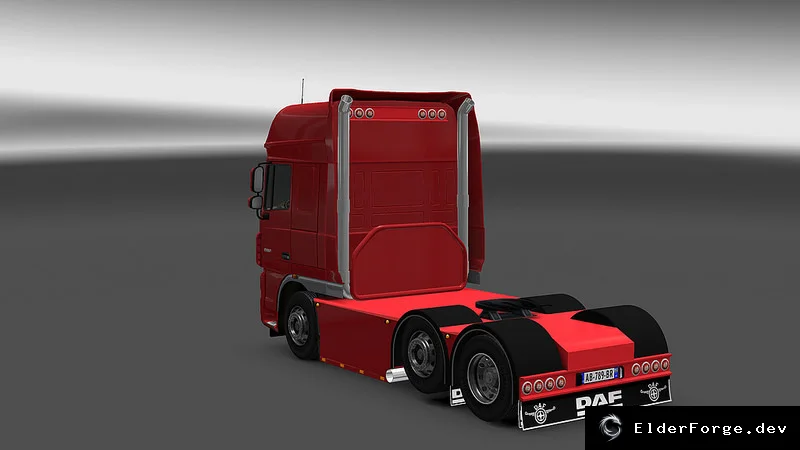 Обложка мода: Новое шасси DAF XF 105 для Euro Truck Simulator 2 – дополнительный кабина и интерьер