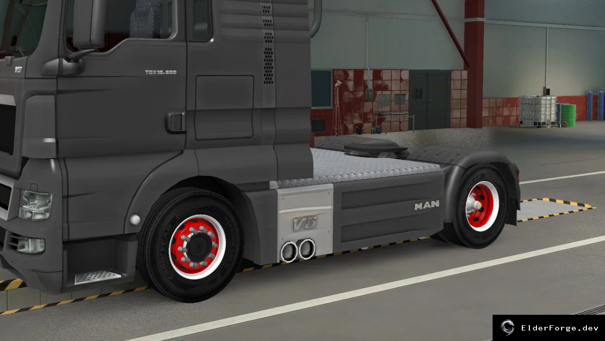 Обложка мода: Новые колёса для грузовиков в Euro Truck Simulator 2 (ETS2) – набор шин и дисков