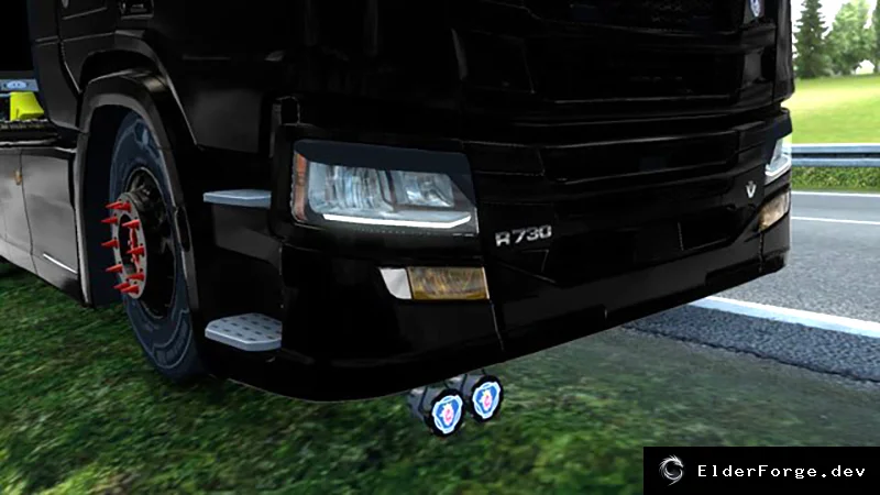 Обложка мода: Новые варианты фар для Scania Next‑Gen в Euro Truck Simulator 2 (ETS2)