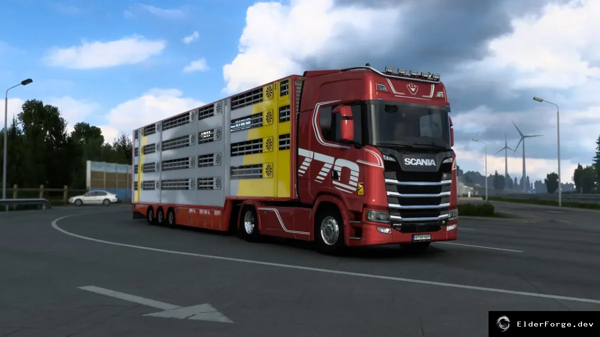Обложка мода: Новые звуки двигателя DC13 для Scania в Euro Truck Simulator 2