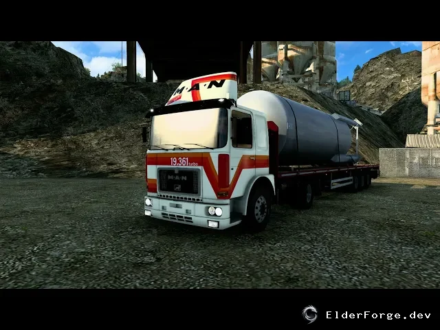Обложка мода: Новый двигатель MAN D2840 и звуки для Euro Truck Simulator 2