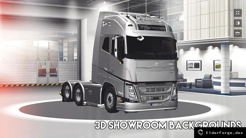 Обложка мода: Новый интерфейс меню для Euro Truck Simulator 2 v1.1
