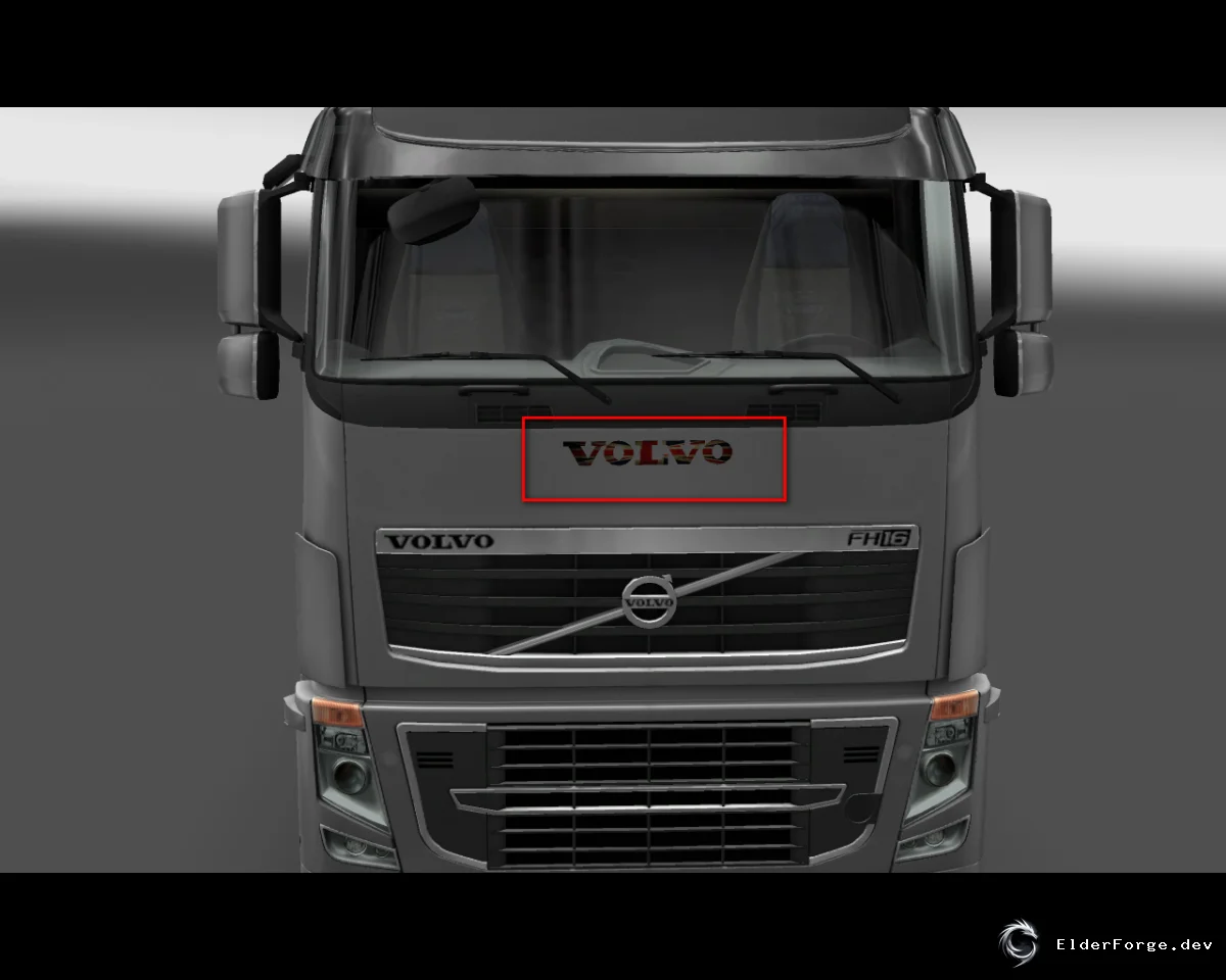 Обложка мода: Новый символ Volvo FH16 2009 для Euro Truck Simulator 2