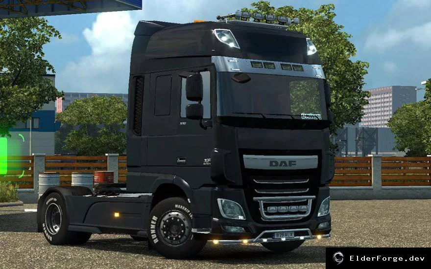 Обложка мода: Новый звук двигателя для DAF XF 106 в Euro Truck Simulator 2