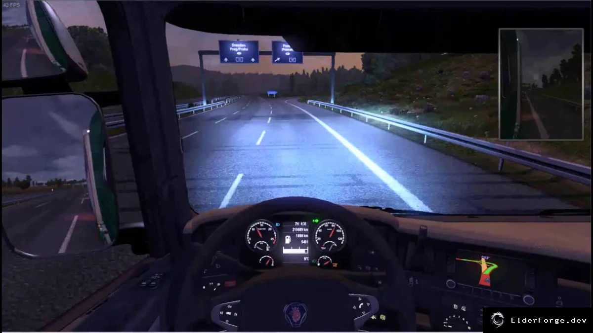 Обложка мода: Новый звук двигателя Scania R для Euro Truck Simulator 2