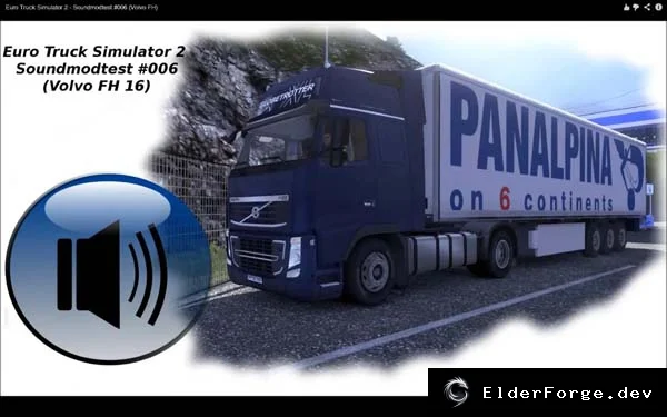Обложка мода: Новый звук двигателя Volvo FH 16 для Euro Truck Simulator 2