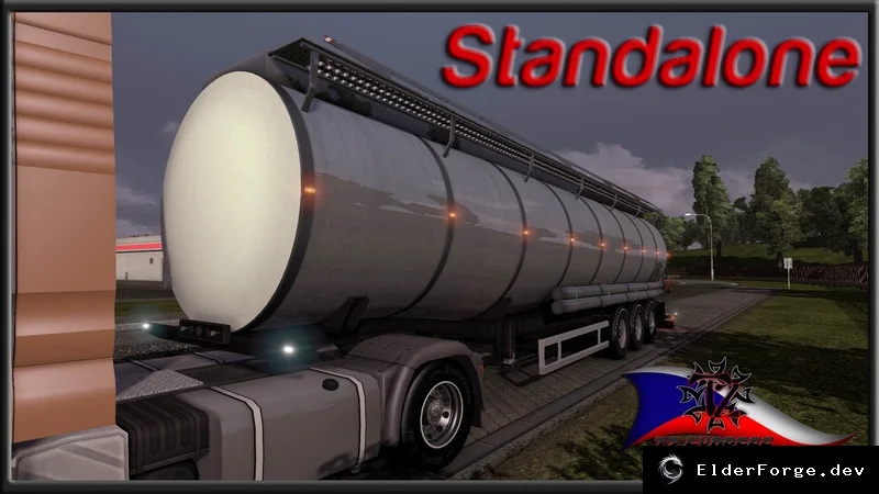 Обложка мода: Обновлённая автономная пищевая цистерна VANHOOL для Euro Truck Simulator 2