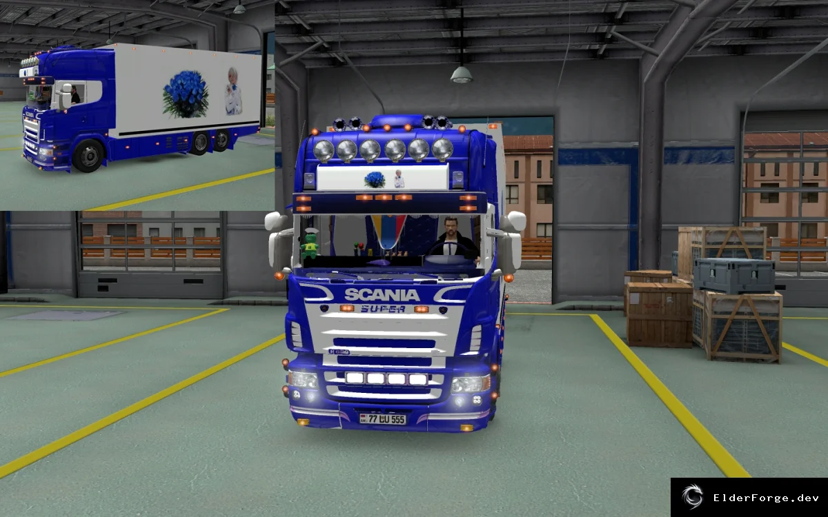 Обложка мода: Обновлённая Scania R620 Fleurs для Euro Truck Simulator 2