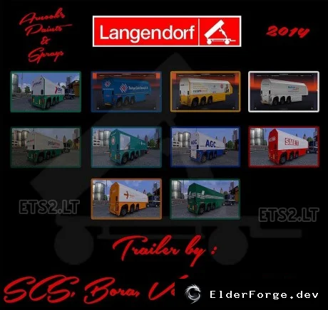 Обложка мода: Обновлённые текстуры стекол трейлеров для Euro Truck Simulator 2 (ETS2)