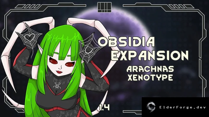 Obsidia Expansion – новые ксенотипы Арахна для RimWorld