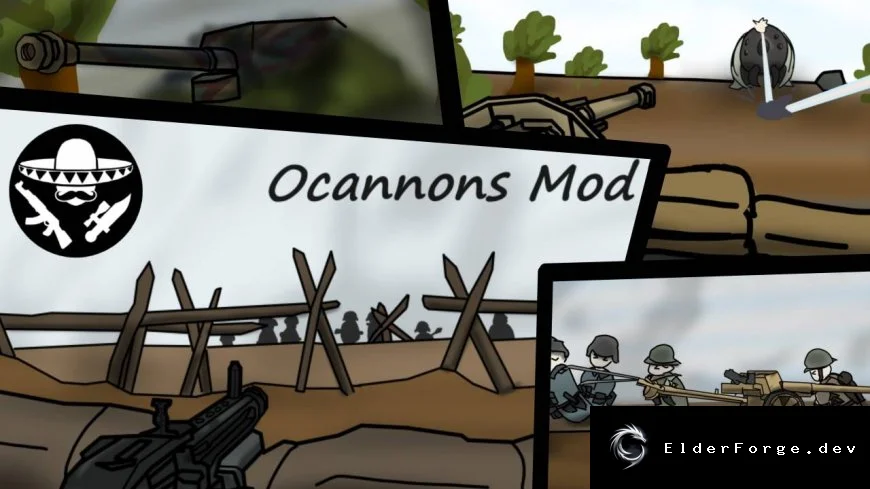 OCanonnsMod – обширный арсенал оружия разных стран для RimWorld