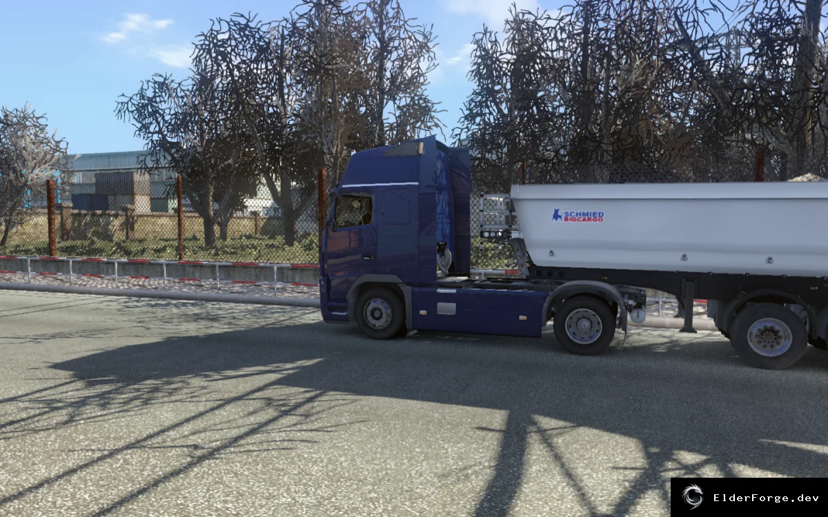 Обложка мода: Очень поздняя осень – новый сезонный ландшафт для Euro Truck Simulator 2