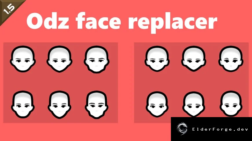 Odz Face Replacer – новые 512x512 лица для колонистов RimWorld