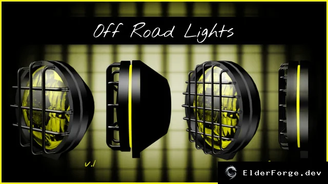 Обложка мода: Off Road Light – свет для всех грузовиков ETS2 (версии 1 и 2)