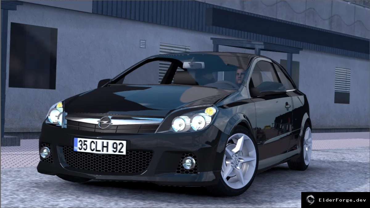 Обложка мода: Opel Astra H GTC/OPC – легковой автомобиль для Euro Truck Simulator 2 (v1.39)