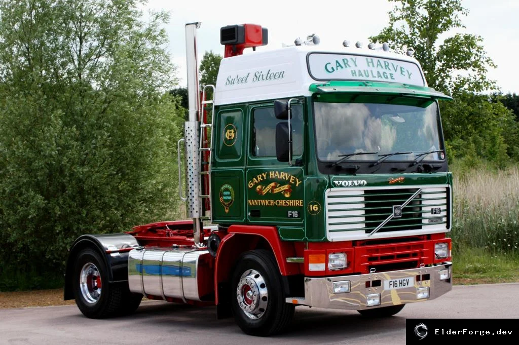 Обложка мода: Open Pipe Sound для Volvo F16 в Euro Truck Simulator 2 – улучшенный звук двигателя и тормозов