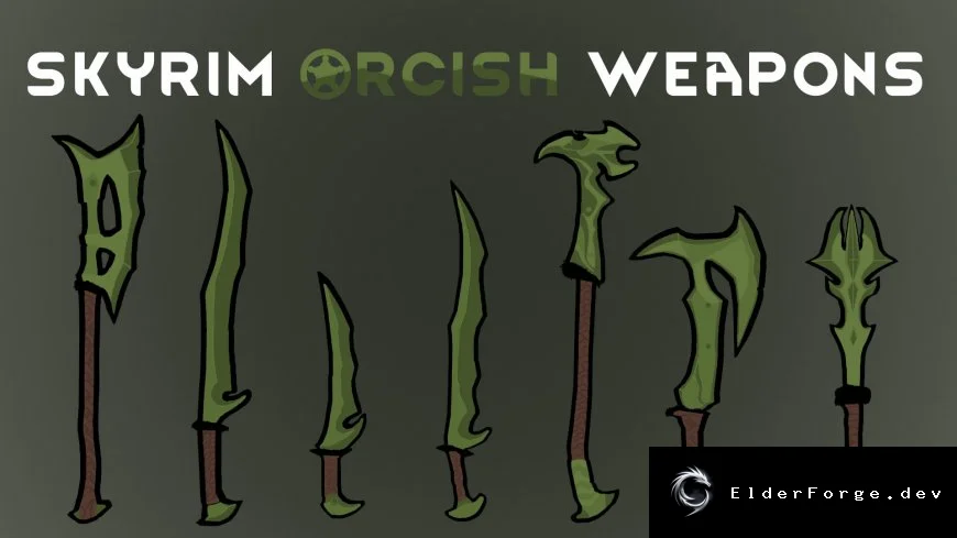 Orcish Weapons Pack – набор орочьих орудий для RimWorld
