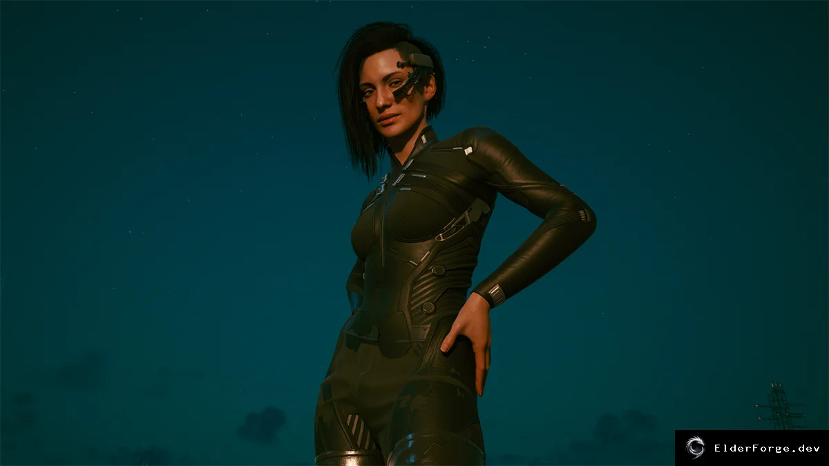 Обложка мода: Оригинальная Джуди для Cyberpunk 2077 – восстановление ранних вариантов внешности