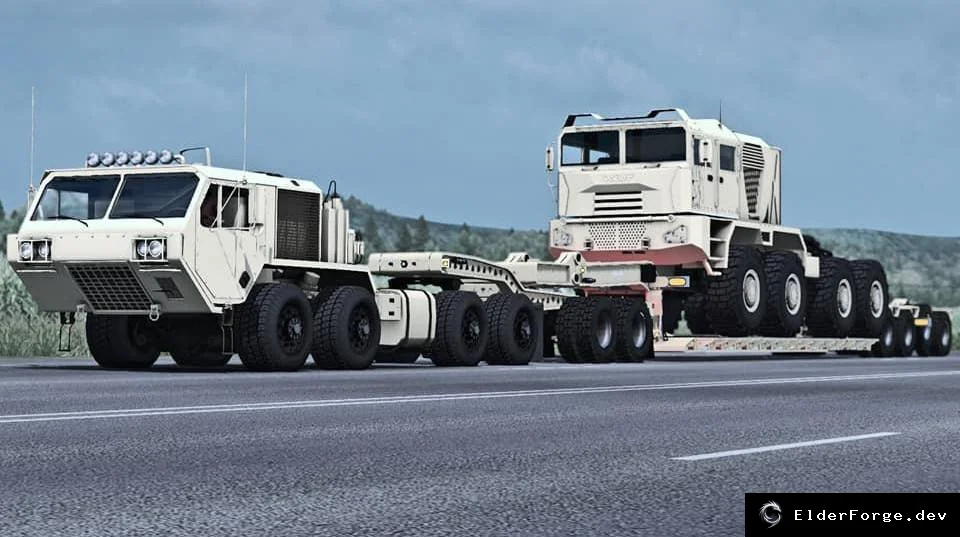 Обложка мода: Oshkosh Defense HEMTT A4 – новый 8×8 тягач для Euro Truck Simulator 2