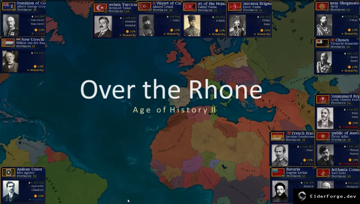 Over the Rhone – альтернативные сценарии для Age of History II