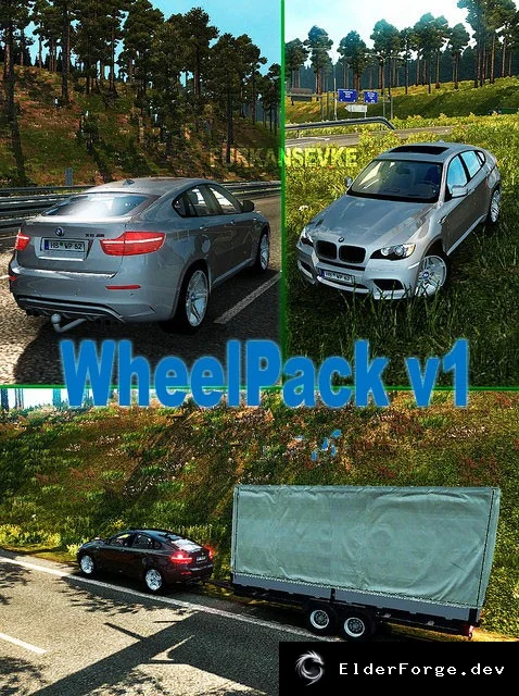 Обложка мода: Пакет фирменных колёс для BMW X6 – ETS2