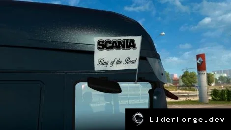 Обложка мода: Пакет флагов и вымпелов Scania для Euro Truck Simulator 2 – CrowerCZ