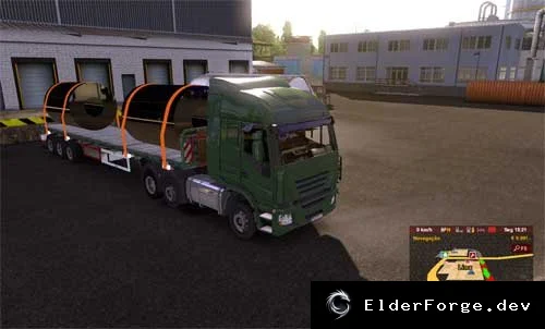 Обложка мода: Пакет платформенных трейлеров для Euro Truck Simulator 2