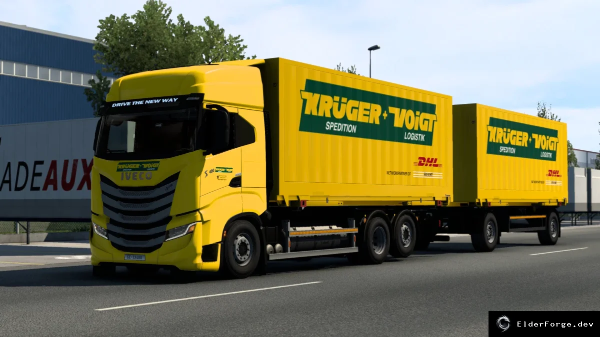 Обложка мода: Пакет сменных шасси Iveco для Euro Truck Simulator 2 (ETS2)