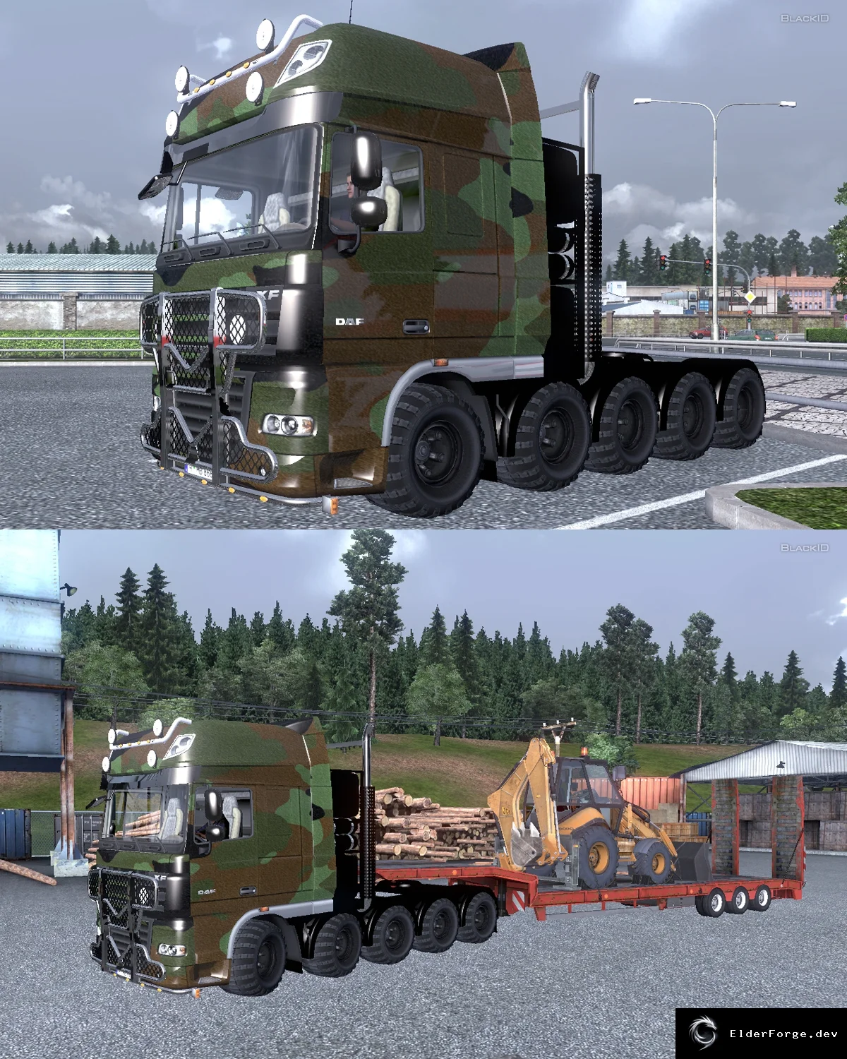 Обложка мода: Пакет внедорожных колес для всех тягачей в Euro Truck Simulator 2