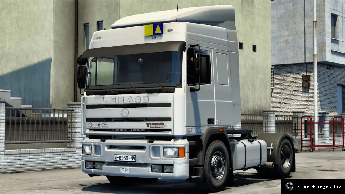 Обложка мода: Pegaso Troner – новый испанский грузовик для Euro Truck Simulator 2 (ETS2)